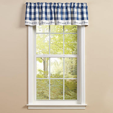 Wicklow Home Valance - Chine Blue 60x14 Park designs - The Fox Decor